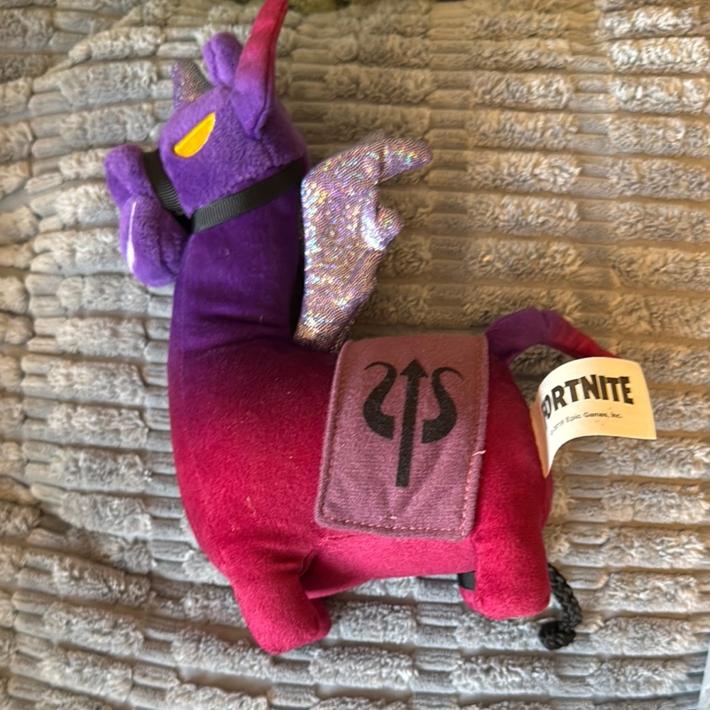 🧡15 Items for $20🧡FORTNITE 7" Dark Llamacorn Plush | EUC